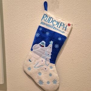 Rudolph Red Nosed Reindeer Bumble Abominable Snowman Christmas Stocking Musical